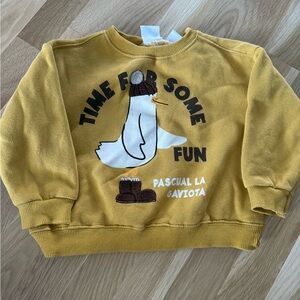 Zara 18-24M textured detail sweatshirt